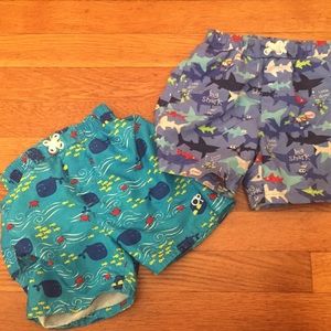 2 boys bathingsuits